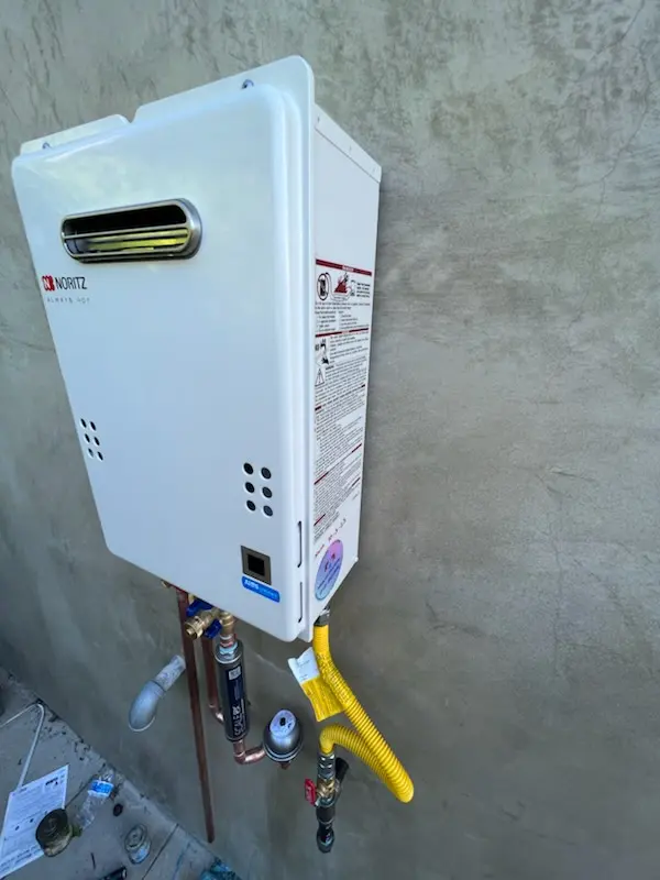 Tankless water heater installation for Michigan Bluff homes